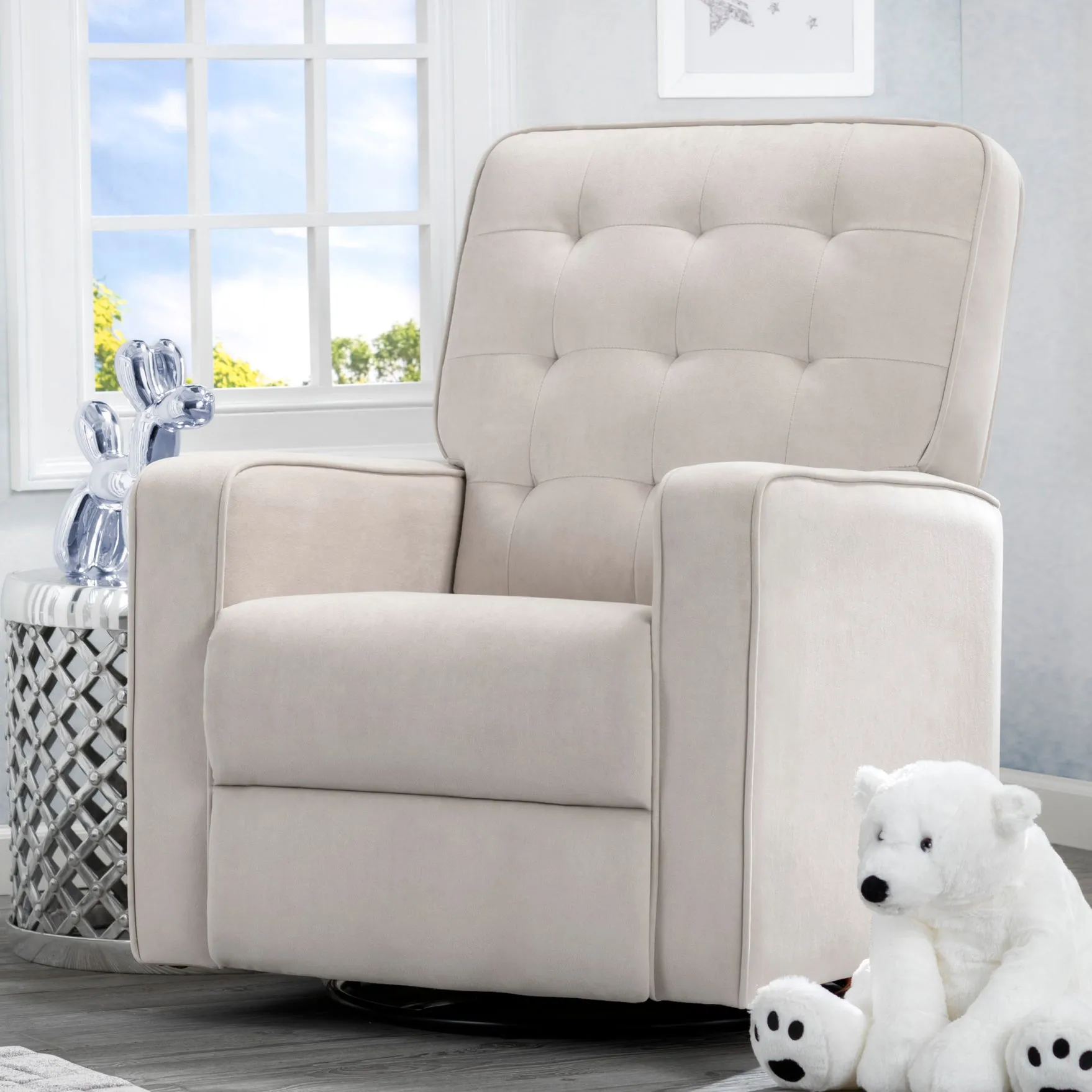 Gavin Nursery Glider Swivel Recliner Featuring LiveSmart Fabric by Culp