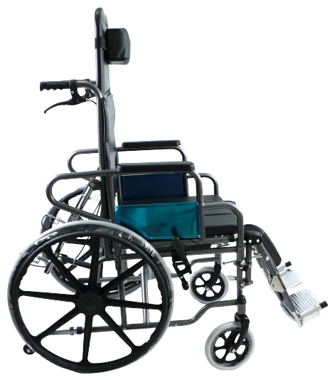 GCV608 RECLINING COMMODE WHEELCHAIR