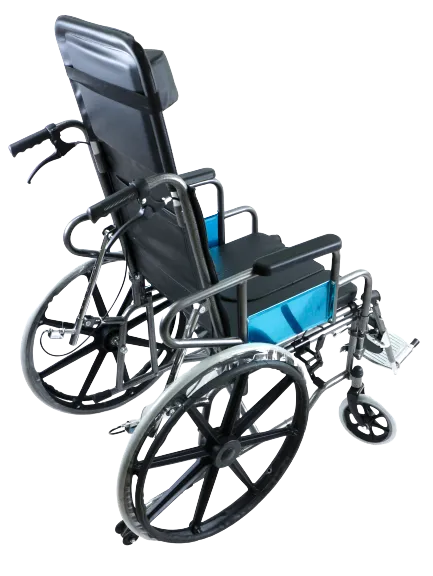 GCV608 RECLINING COMMODE WHEELCHAIR
