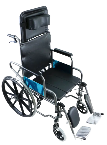 GCV608 RECLINING COMMODE WHEELCHAIR