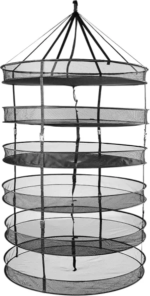 Grower's Edge Dry Rack w/ Clips 3 ft