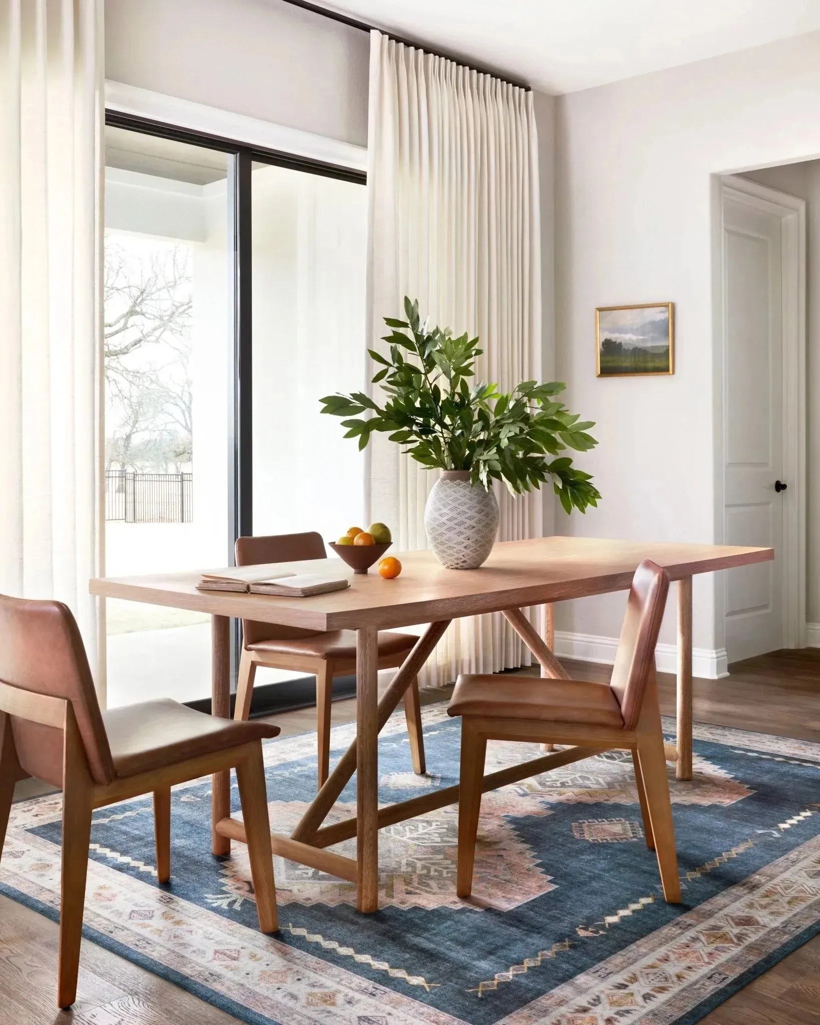 Heidi HEI-03 Denim/Blush Rug