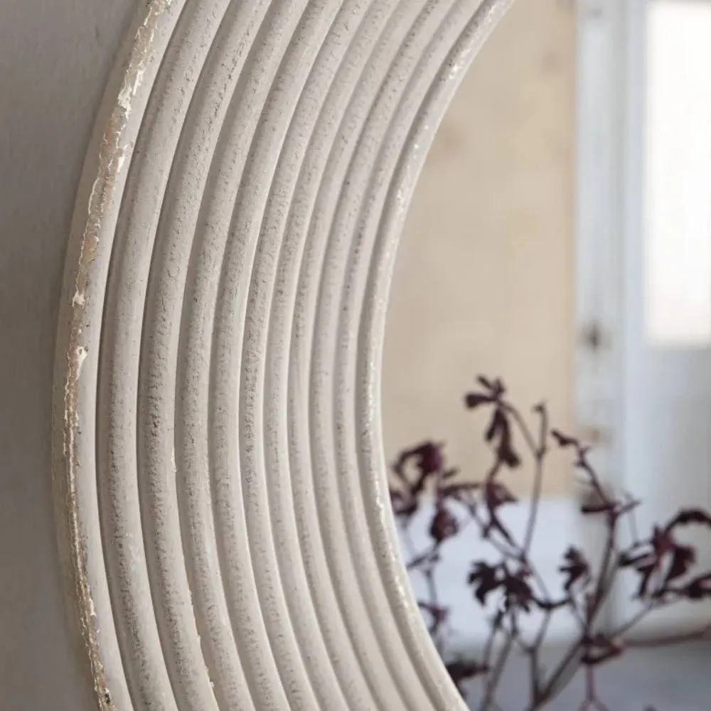 Henry Grey Round Mirror
