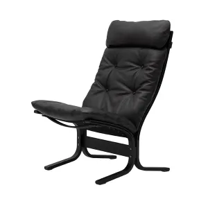 hjelle | siesta classic 300 chair | high back | black oak   hemsen HA19 leather