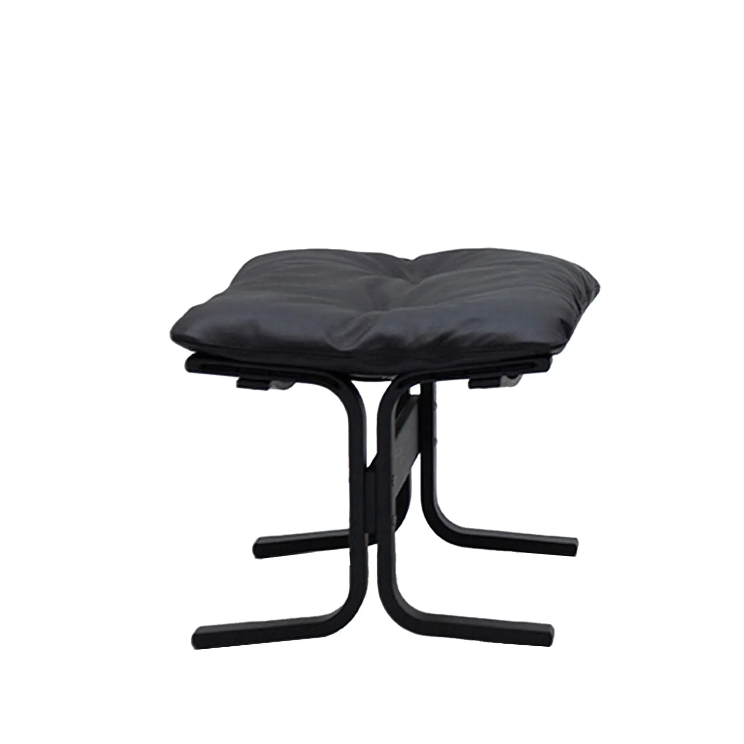 hjelle | siesta classic 304 footstool | black oak   hemsen HA19 leather