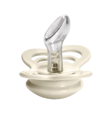 Ivory & Blush Silicone - Bibs Couture-0-6 Monat