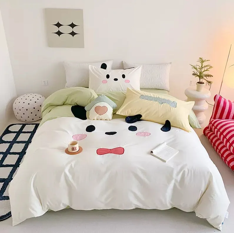 Kawaii Cotton Bedding Sheet