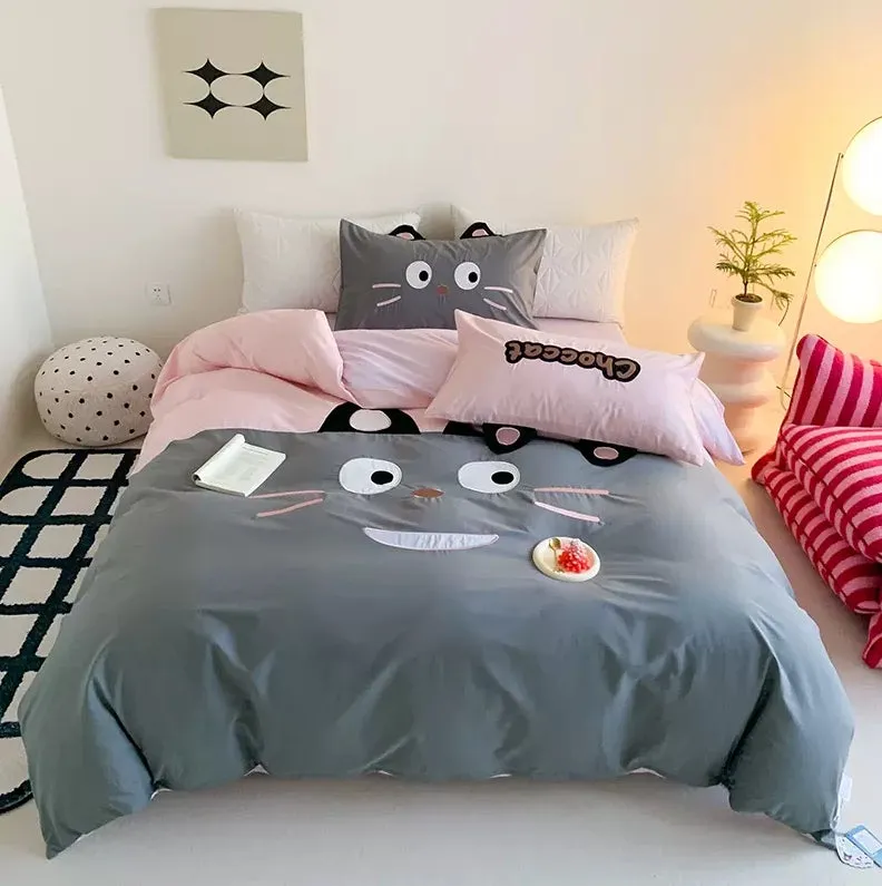 Kawaii Cotton Bedding Sheet