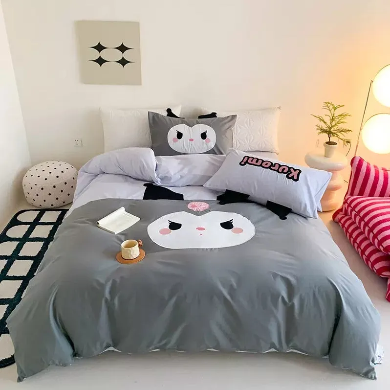 Kawaii Cotton Bedding Sheet