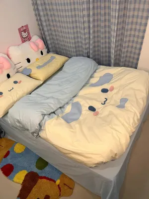Kawaii Cotton Bedding Sheet