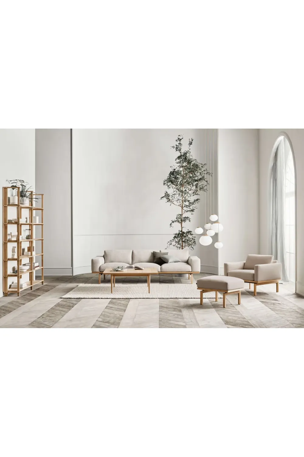 Lacquered Oak Scandinavian Coffee Table S | Bolia Berlin