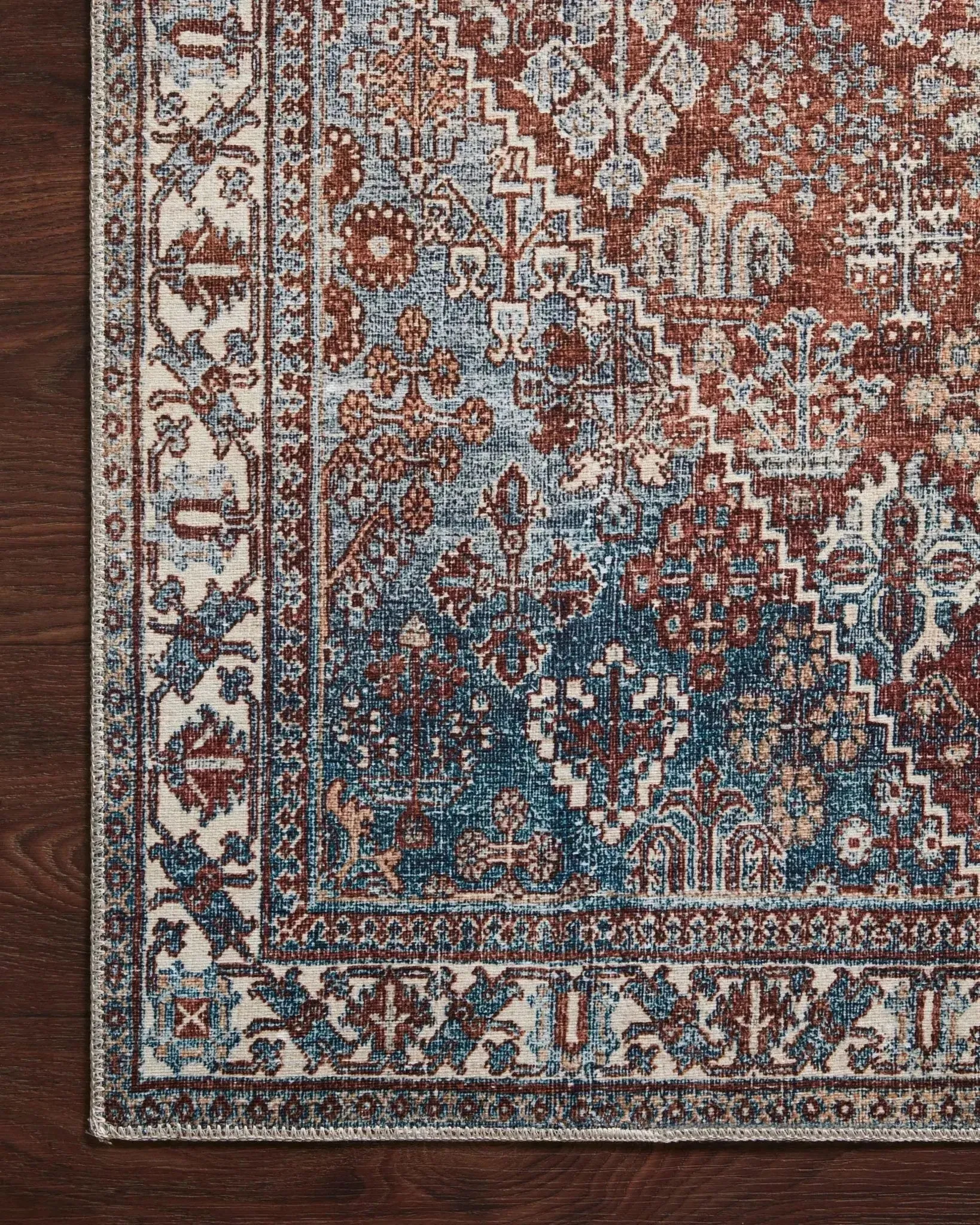 Lenna By Magnolia Home LEA-04 Brick/Sky Rug