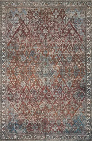 Lenna By Magnolia Home LEA-04 Brick/Sky Rug