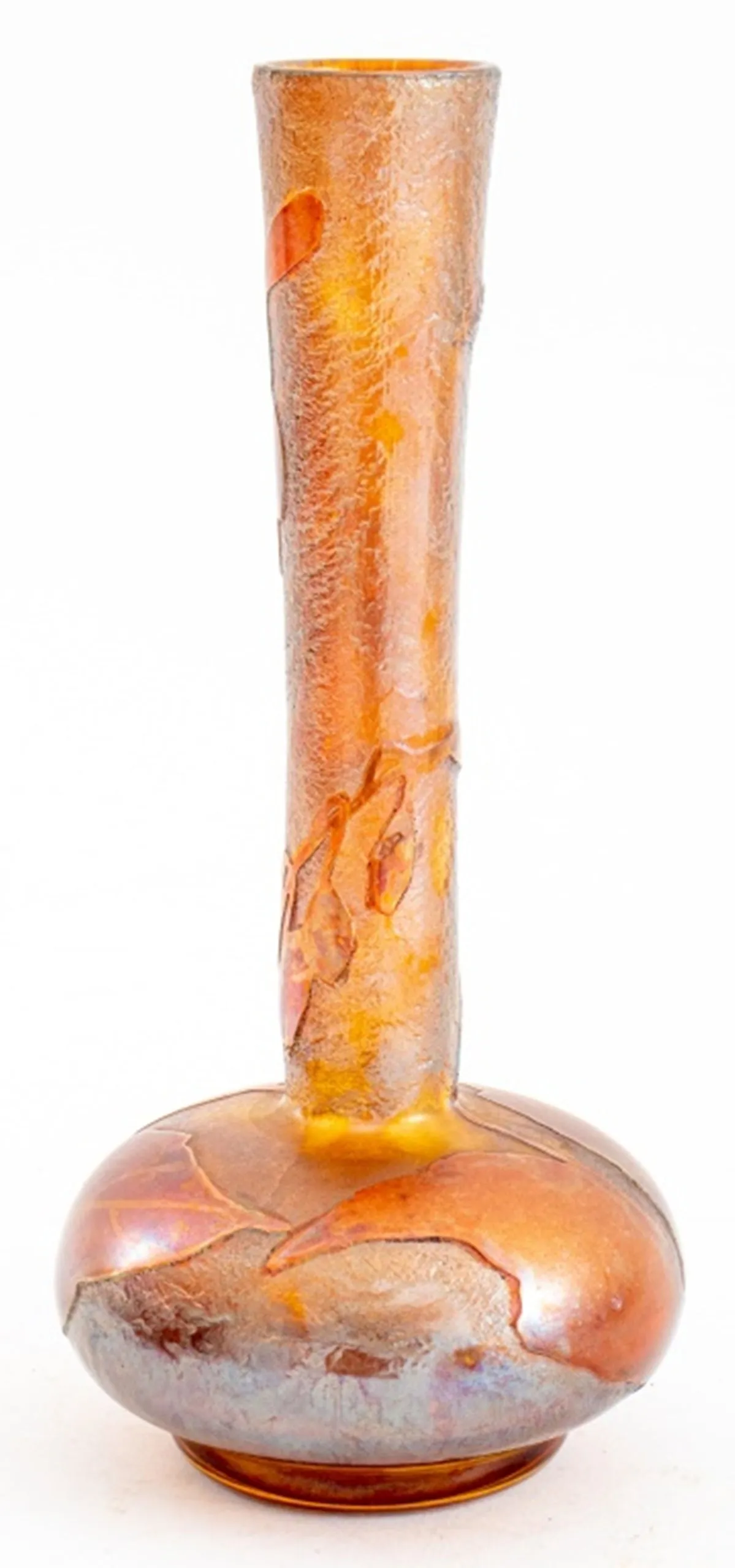 Lhomme Lefevre French Art Nouveau Cameo Glass Vase