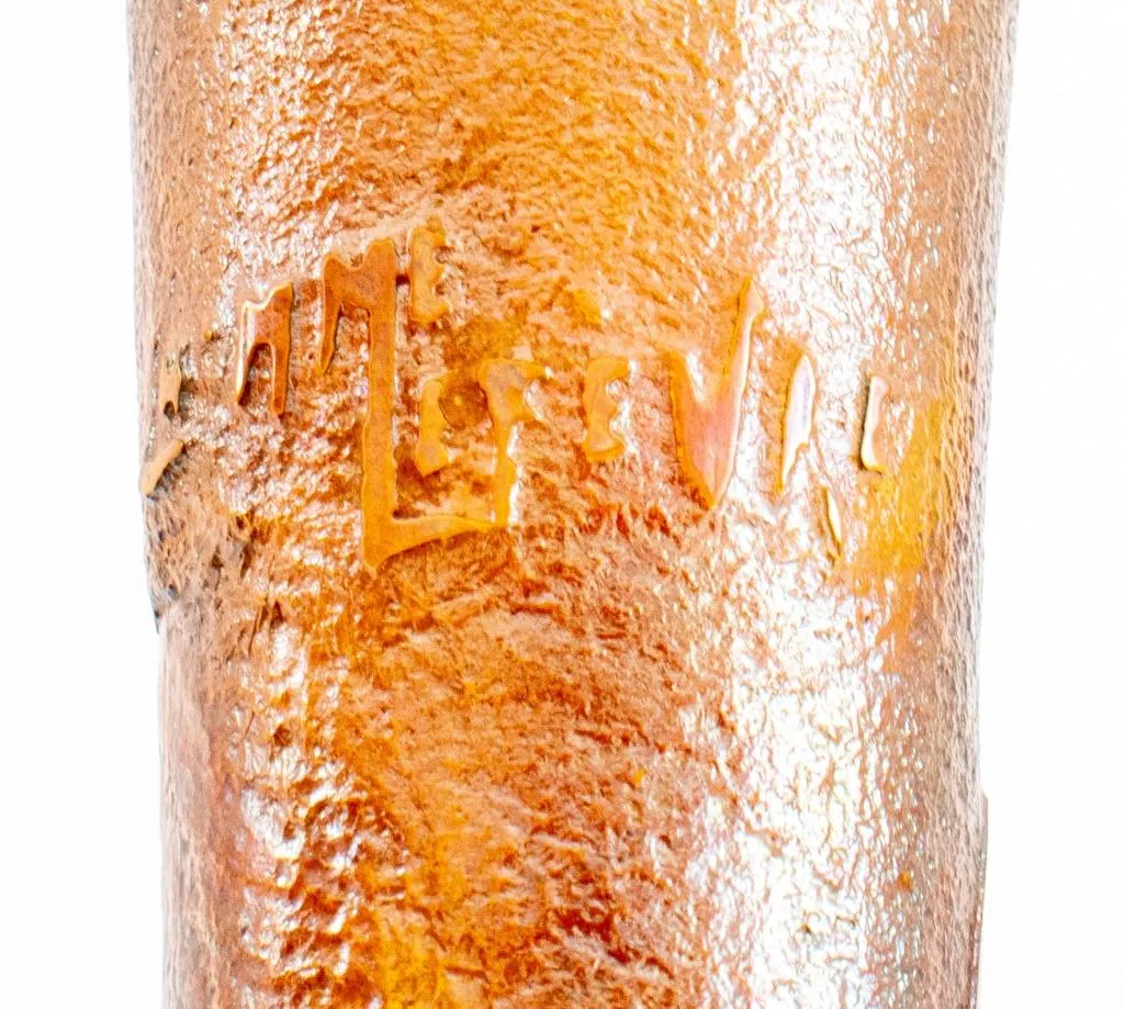 Lhomme Lefevre French Art Nouveau Cameo Glass Vase