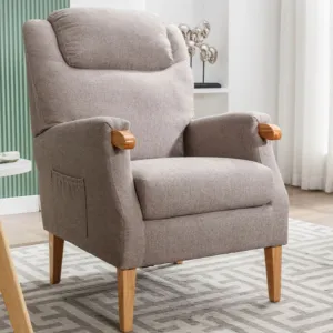 Lisbon Taupe Fireside Chair by Annaghmore - Elegant Taupe Fireside Chair from Lisbon Range