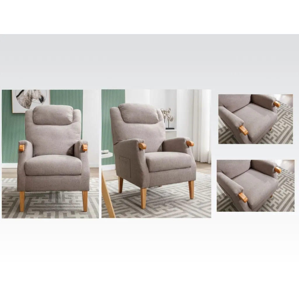 Lisbon Taupe Fireside Chair by Annaghmore - Elegant Taupe Fireside Chair from Lisbon Range