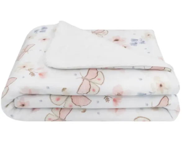 Living Textiles | Jersey Sherpa Blanket | Fly Away