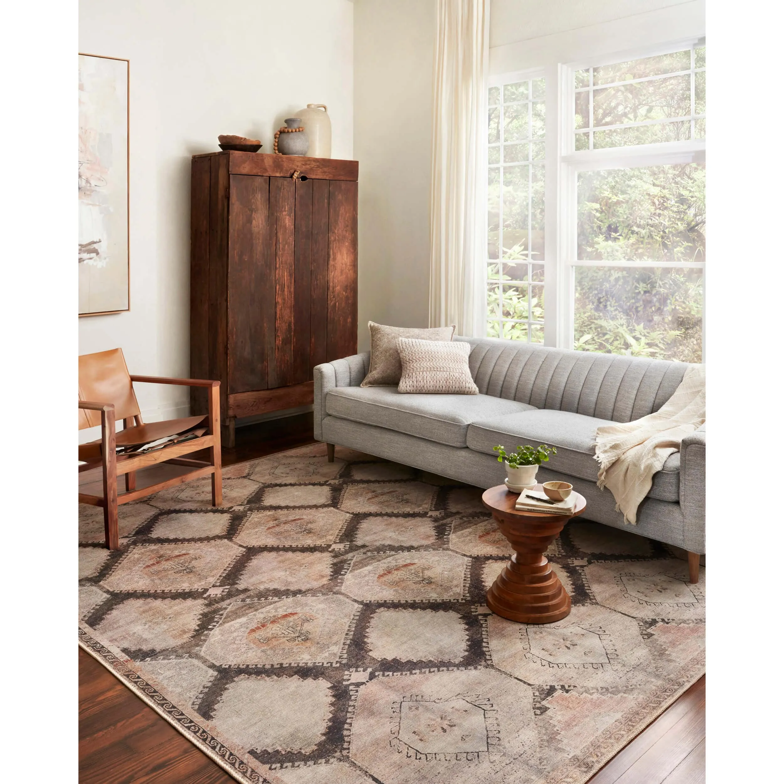 Loloi II Rug Wynter, WYN-08, Graphite//Blush