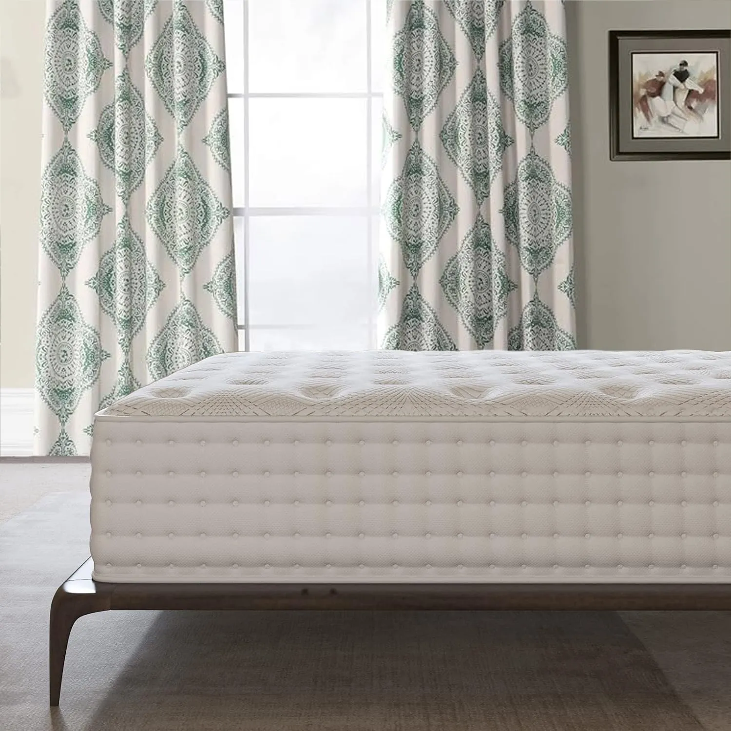 Loom & Needles Reactive Dual Comfort Pocket Spring Mattress| 5 Zoned 7 Layered Orthopedic King Size Bed Mattresses|Gel Memory & Hd Techo Medium Firm Foam Gadda|78X72