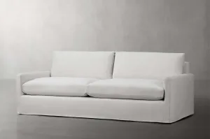 Luna High Back Loose Washable Cover Linen Sofa