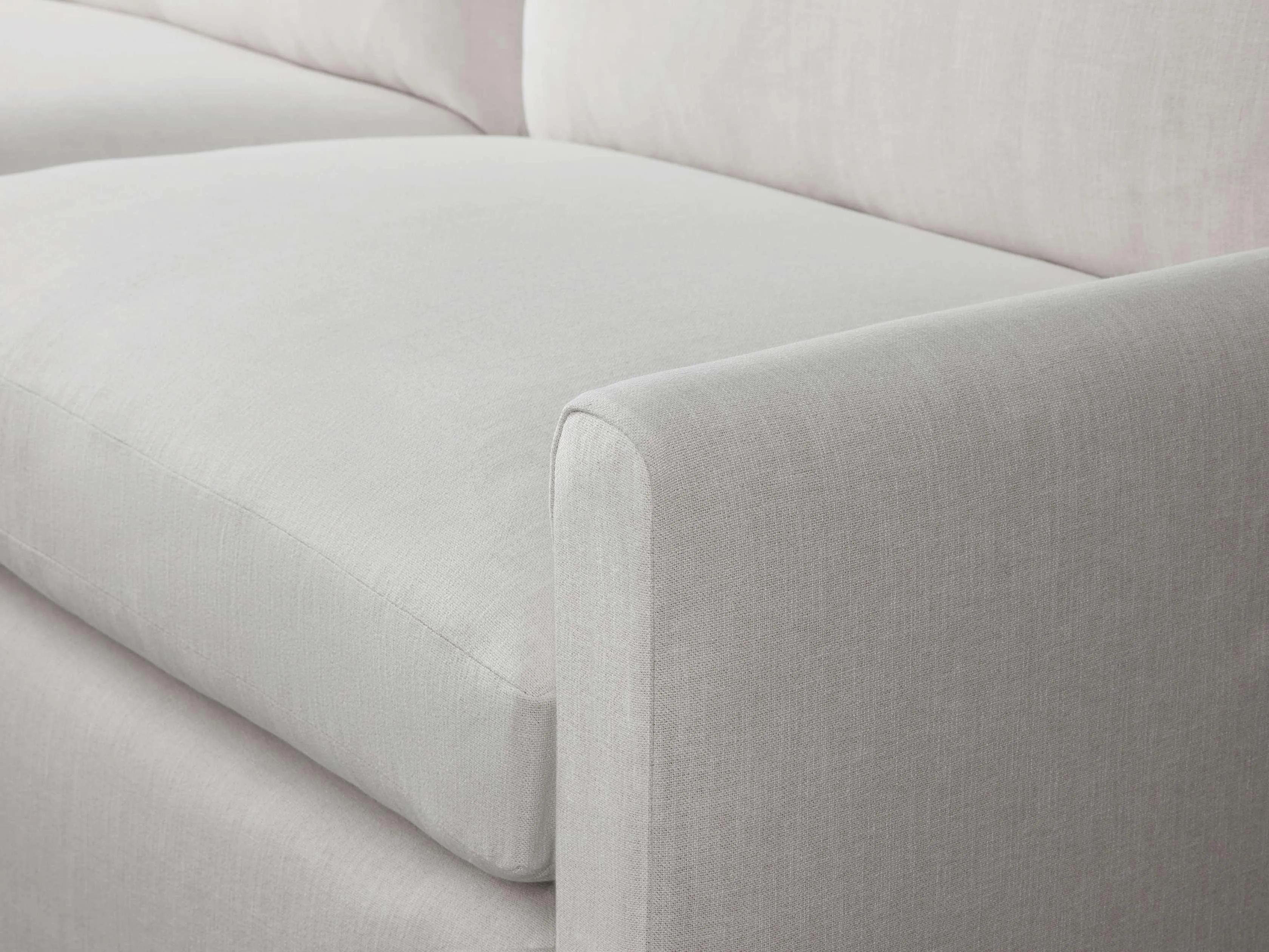 Luna High Back Loose Washable Cover Linen Sofa