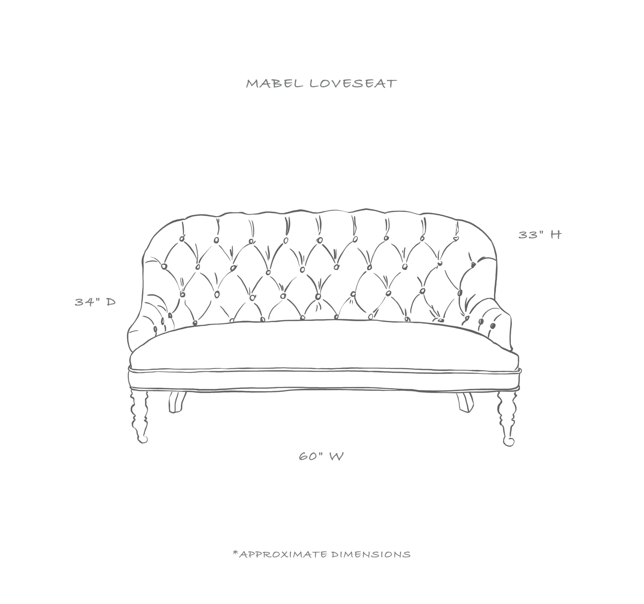 Mabel Loveseat