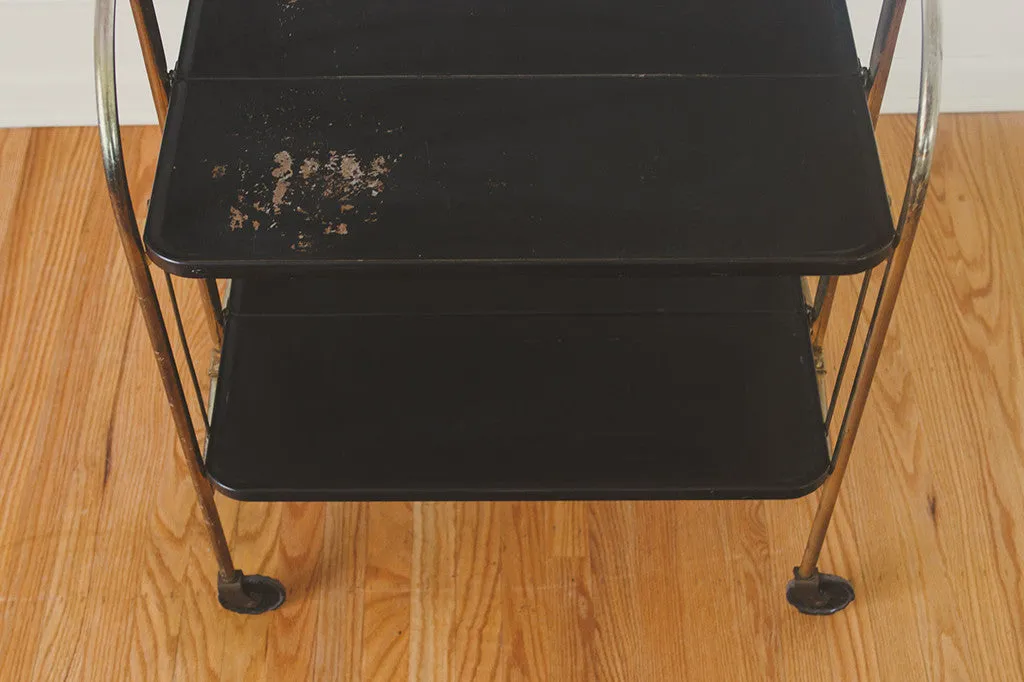 MCM Folding Bar Cart