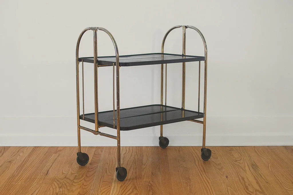 MCM Folding Bar Cart