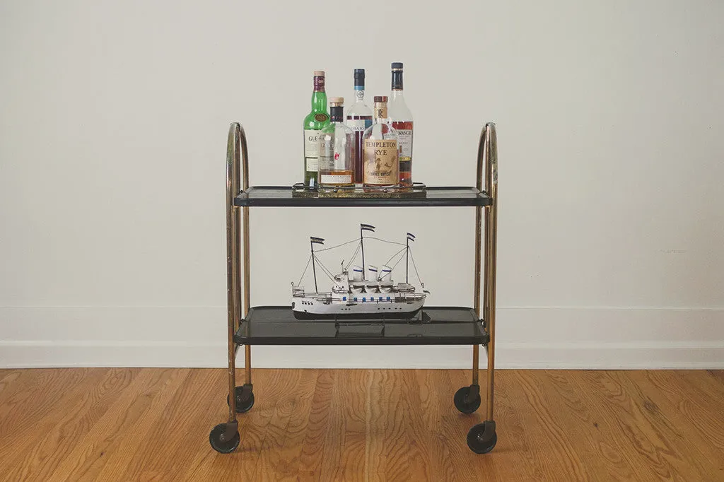 MCM Folding Bar Cart