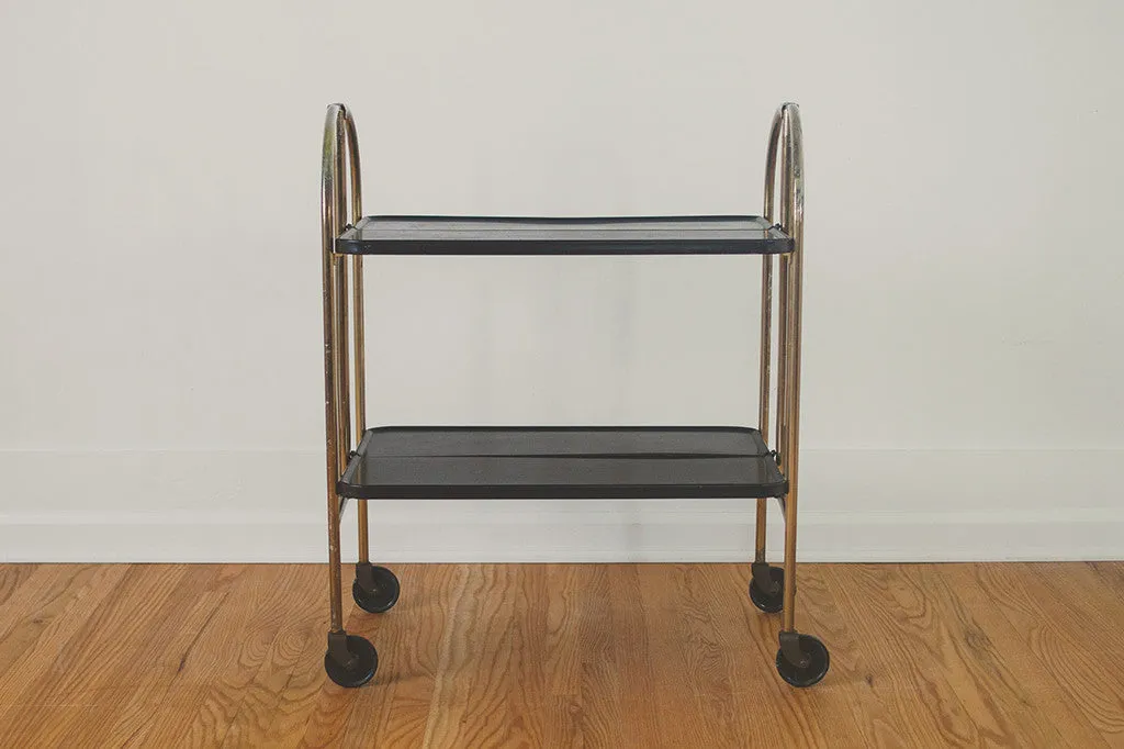 MCM Folding Bar Cart