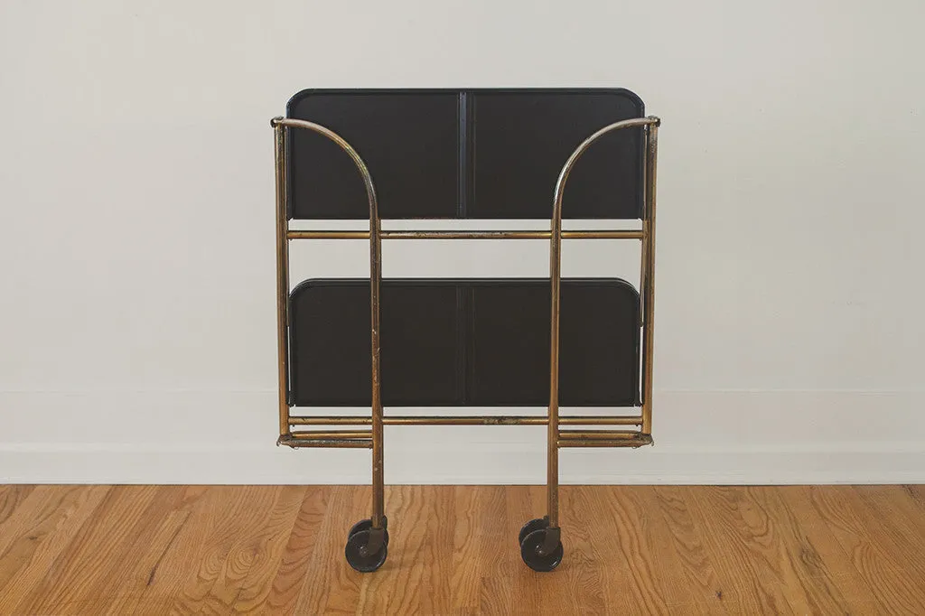 MCM Folding Bar Cart