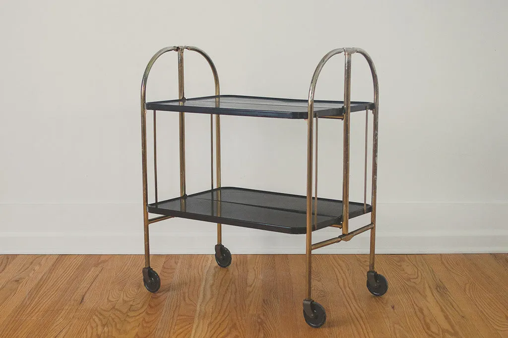 MCM Folding Bar Cart
