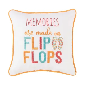 Memories Are Made In Flip Flops Mini Pillow