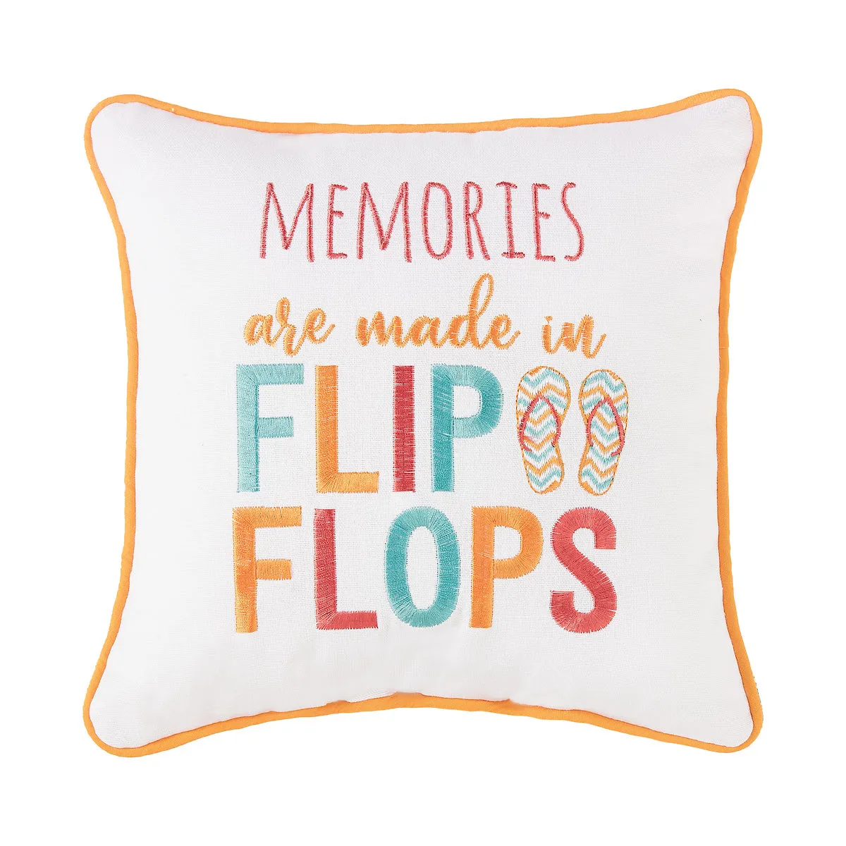 Memories Are Made In Flip Flops Mini Pillow