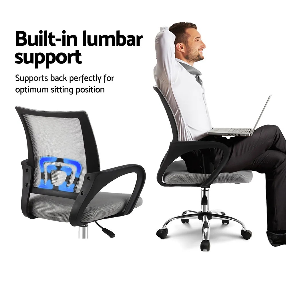 Mesh Executive Office Chair Computer Chair Mid Back - Grey
