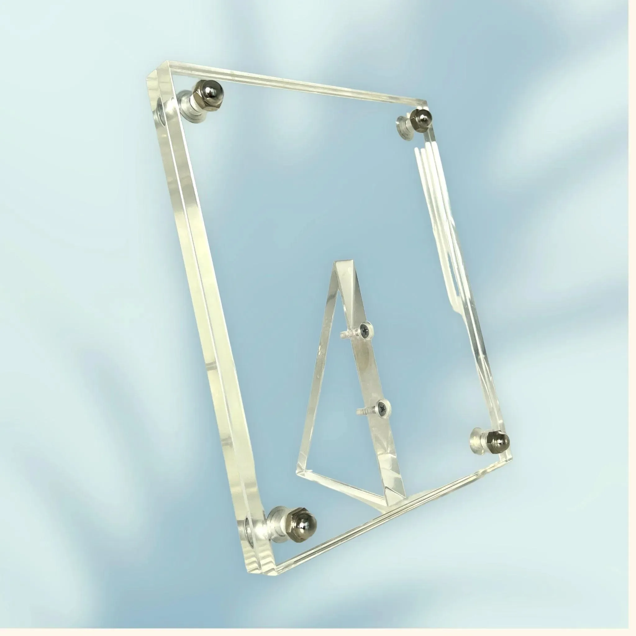 Mid-century Modern Lucite Artwork Photo Frame