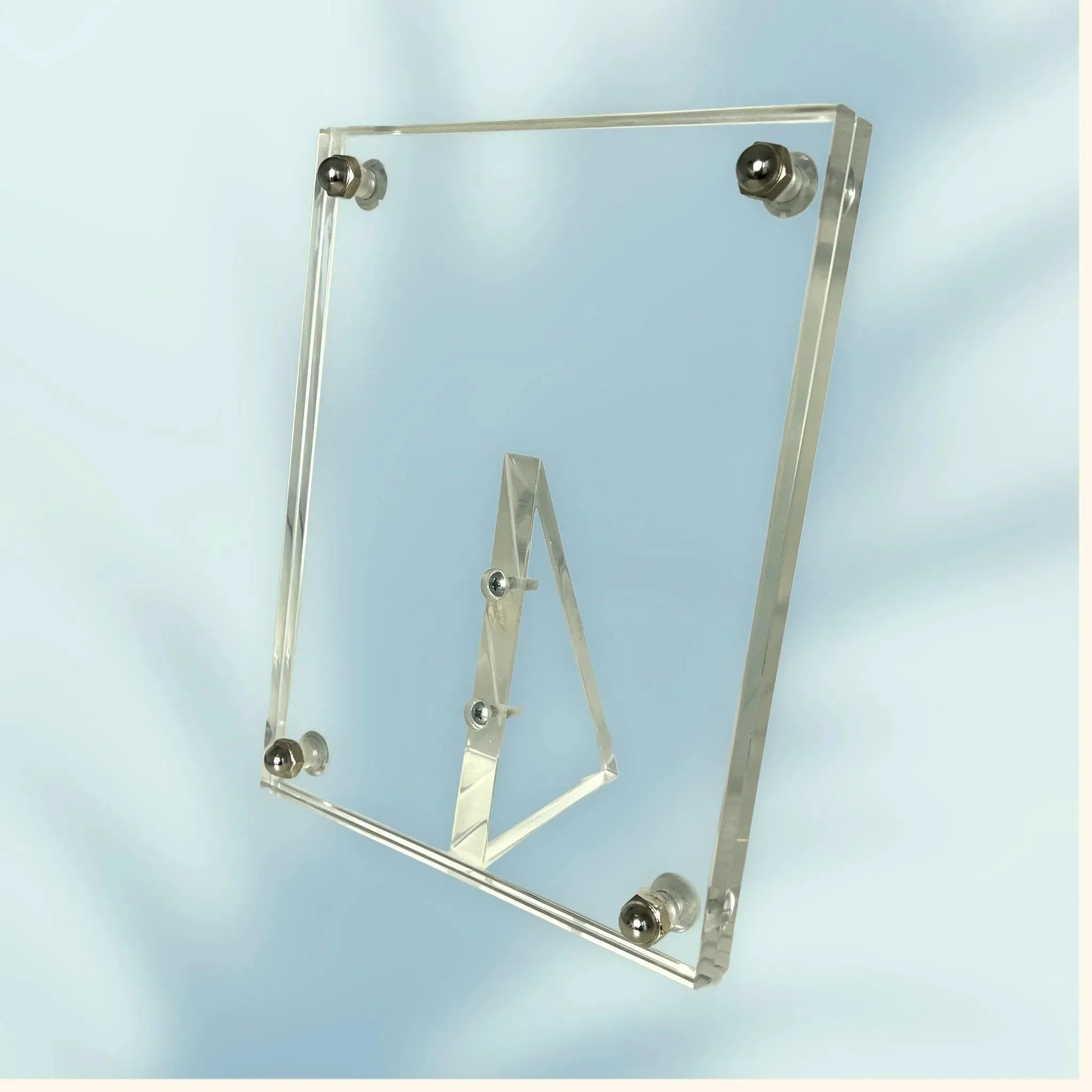 Mid-century Modern Lucite Artwork Photo Frame