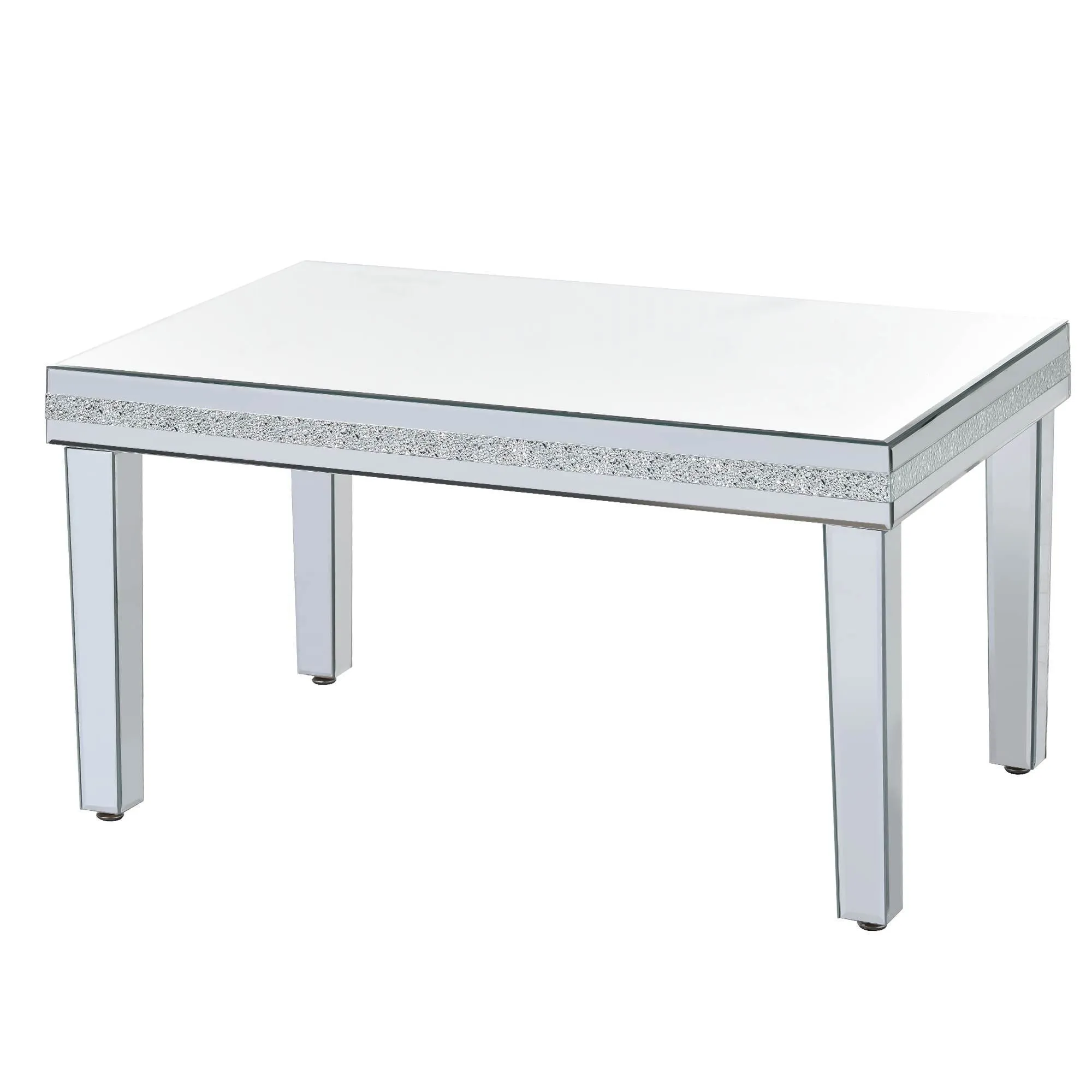 Mirrora Glass Mirrored Coffee Table