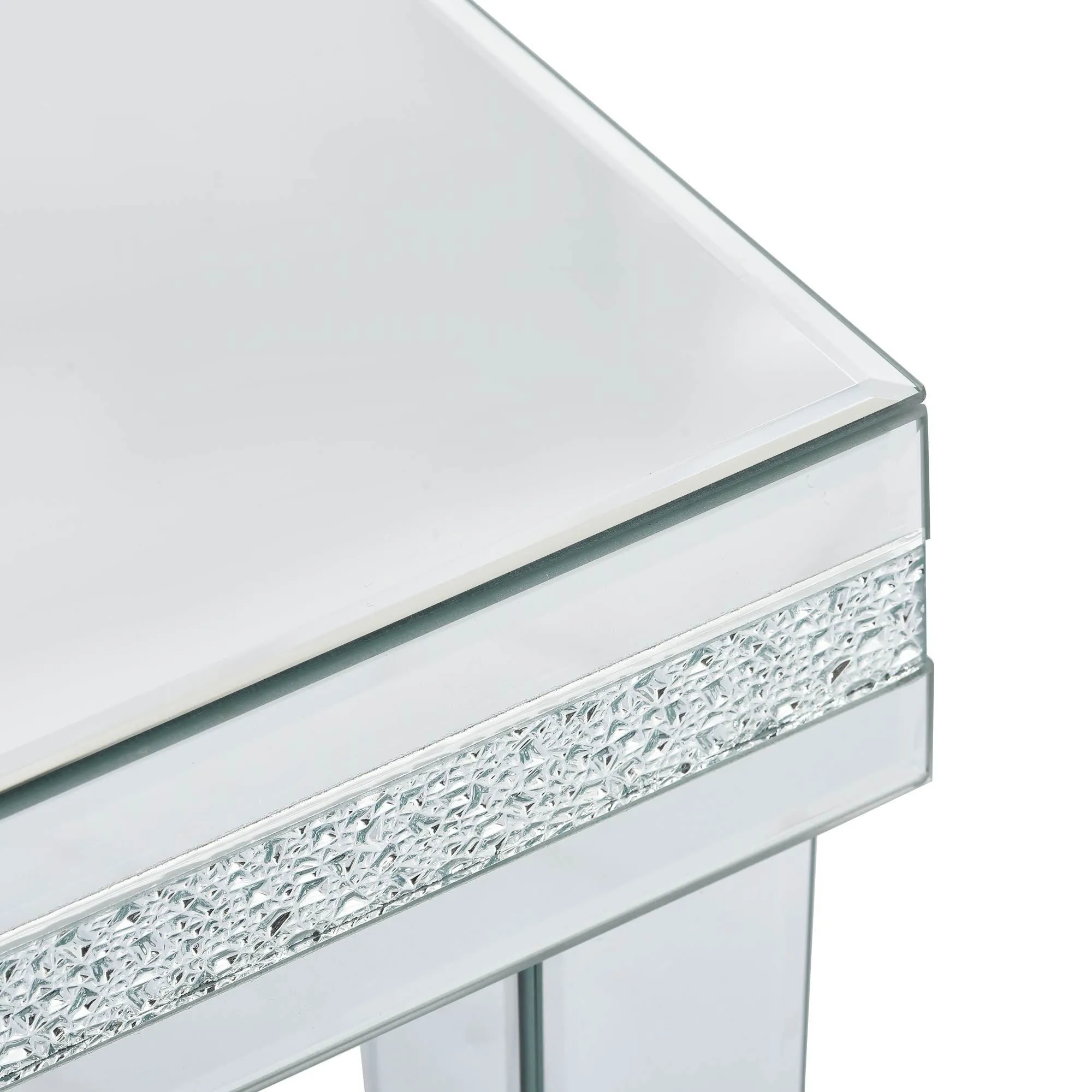 Mirrora Glass Mirrored Coffee Table