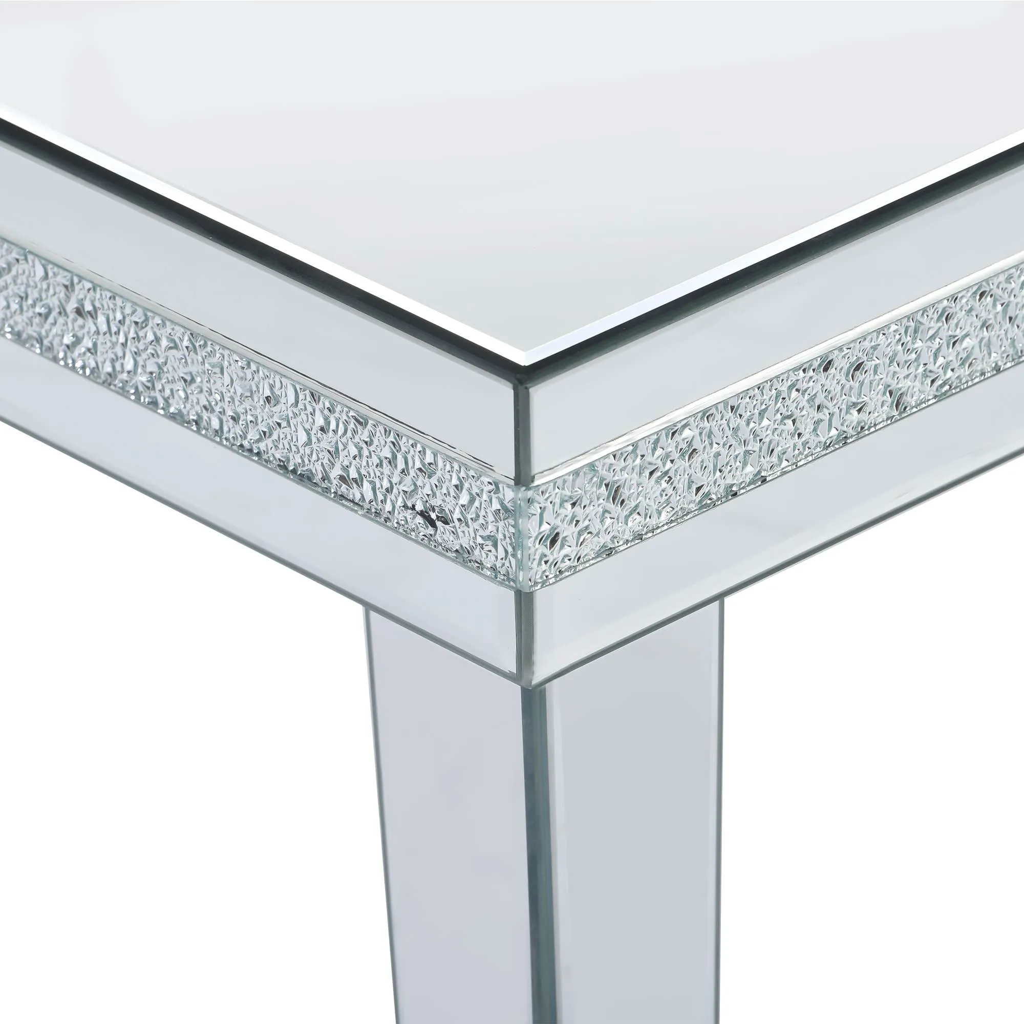 Mirrora Glass Mirrored Coffee Table