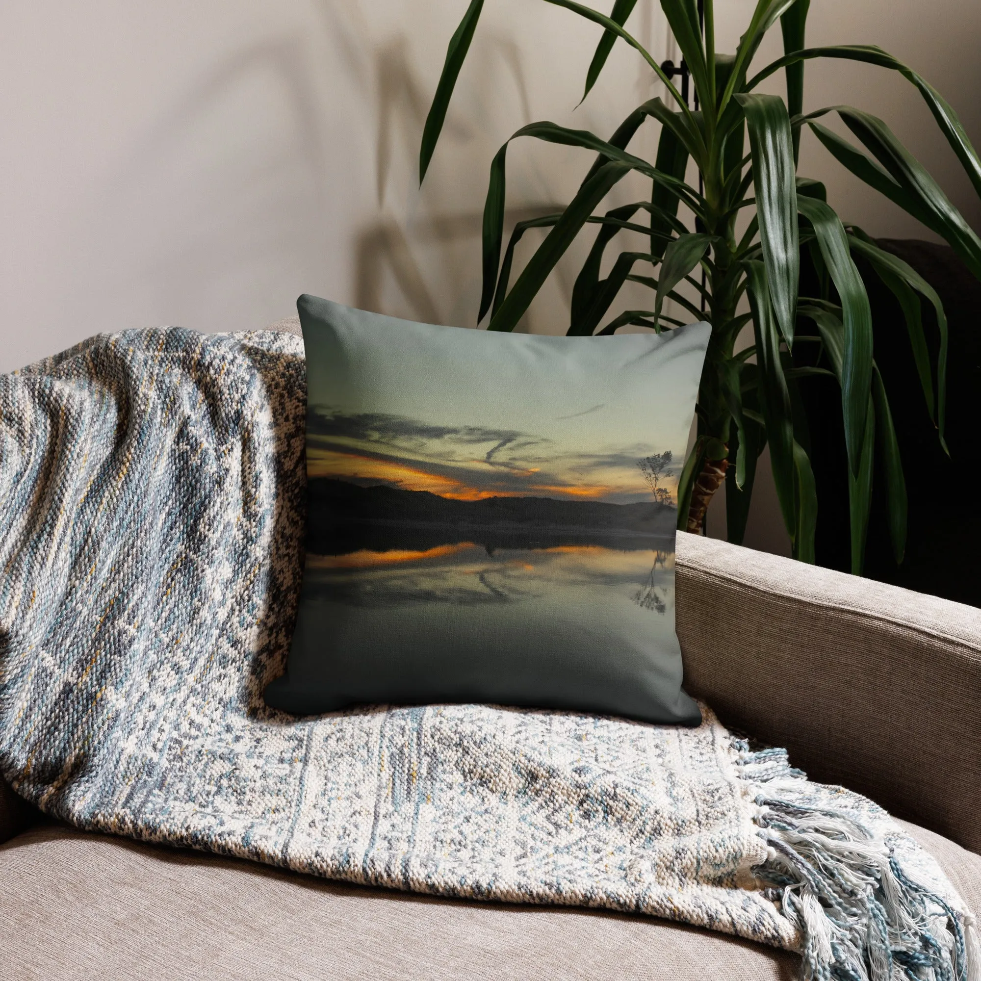 Moment of Reflection Premium Art Pillow