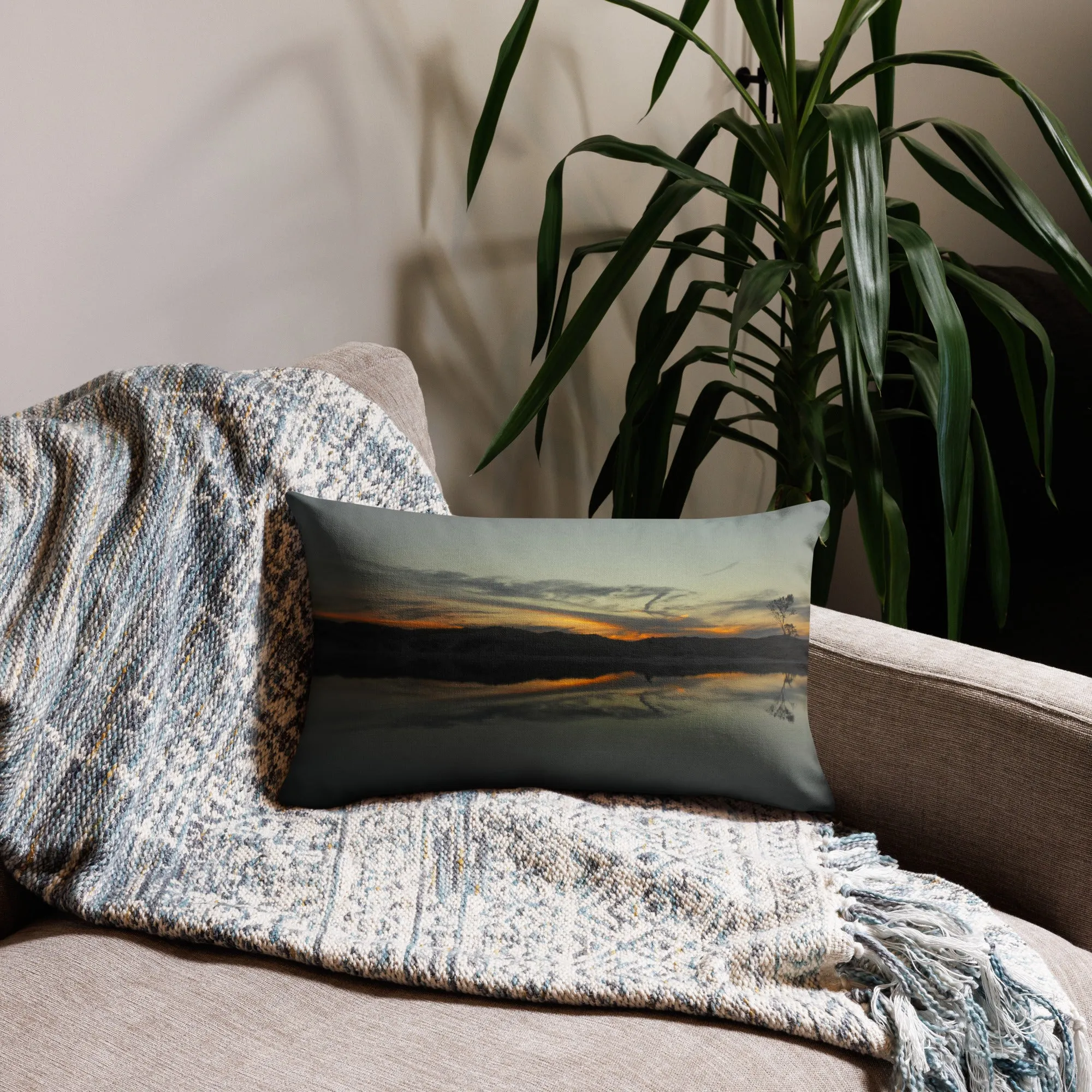 Moment of Reflection Premium Art Pillow