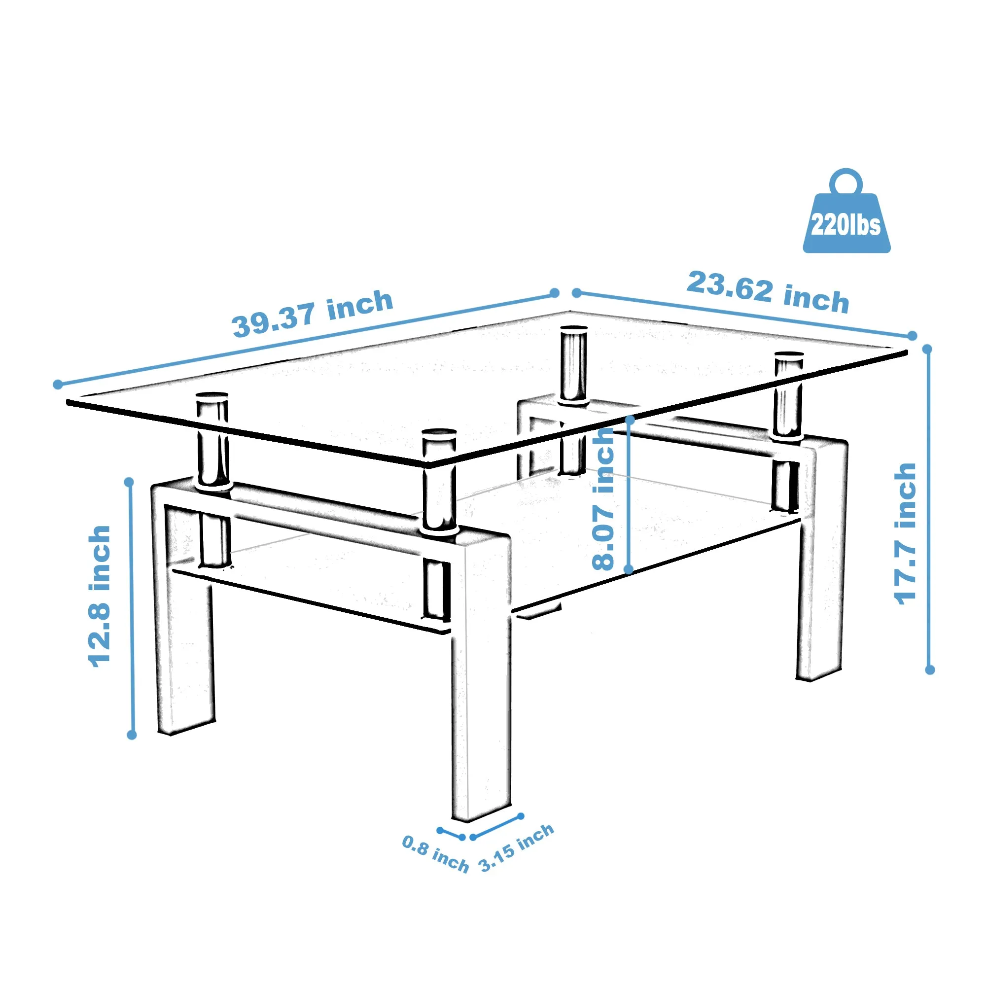 Nexus Coffee Table - Black