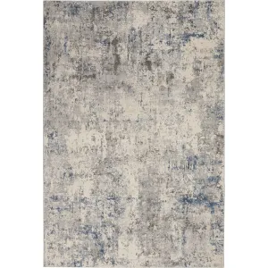 Nourison Rustic Textures RUS07 Ivory - Grey 7&10x22 Round Area Rug