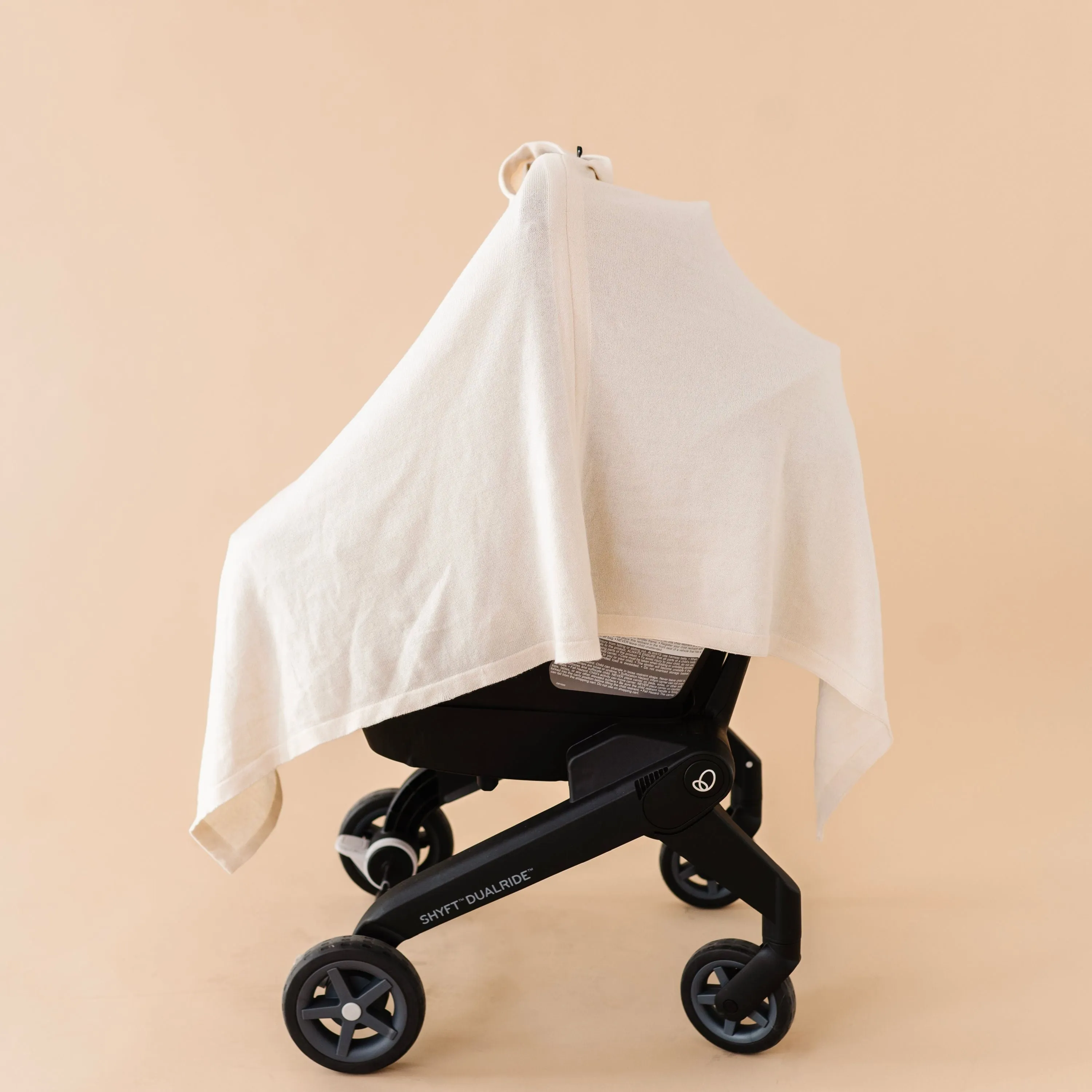 Organic Nursing Shawl Cover - Vanilla