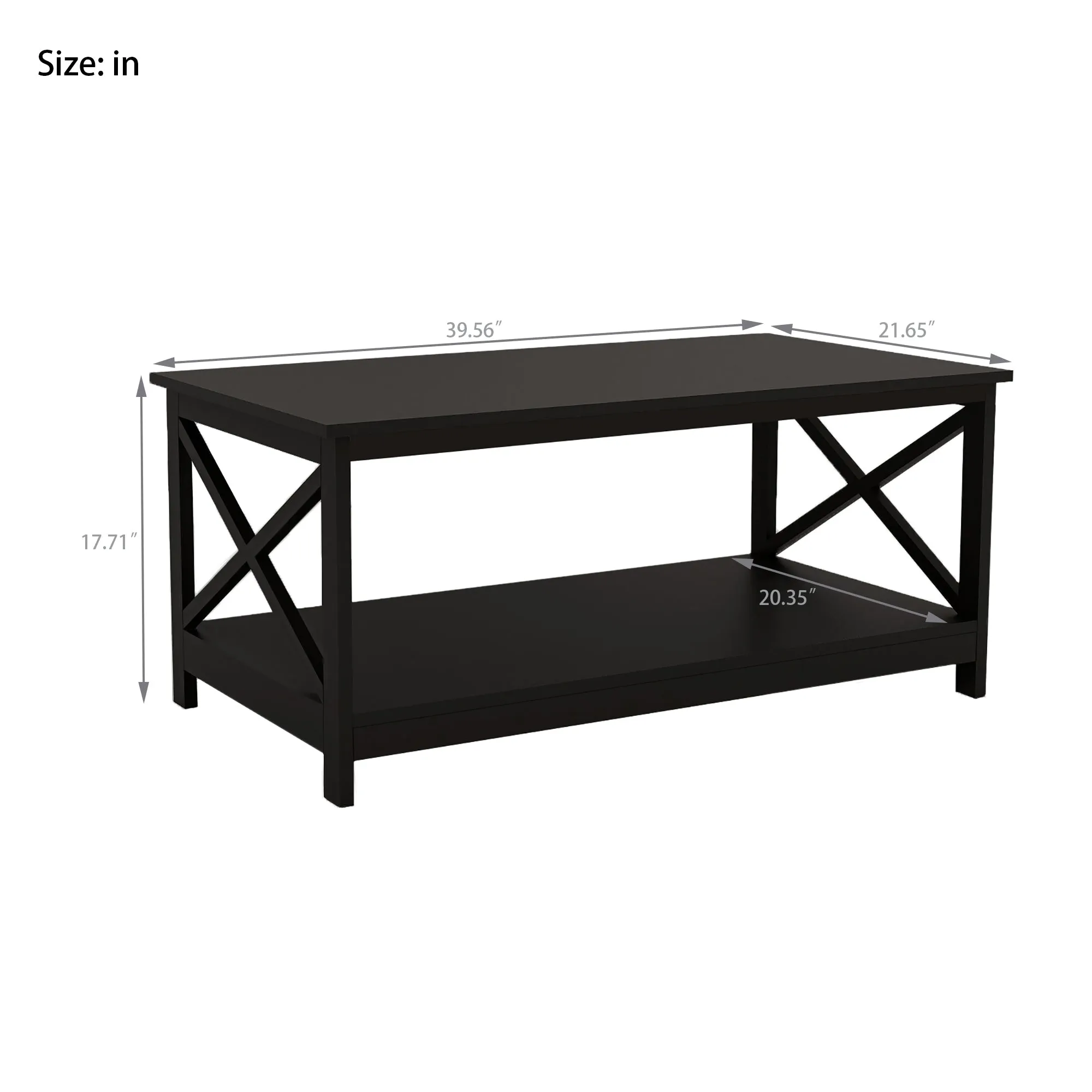 Oxford Coffee Table - Black