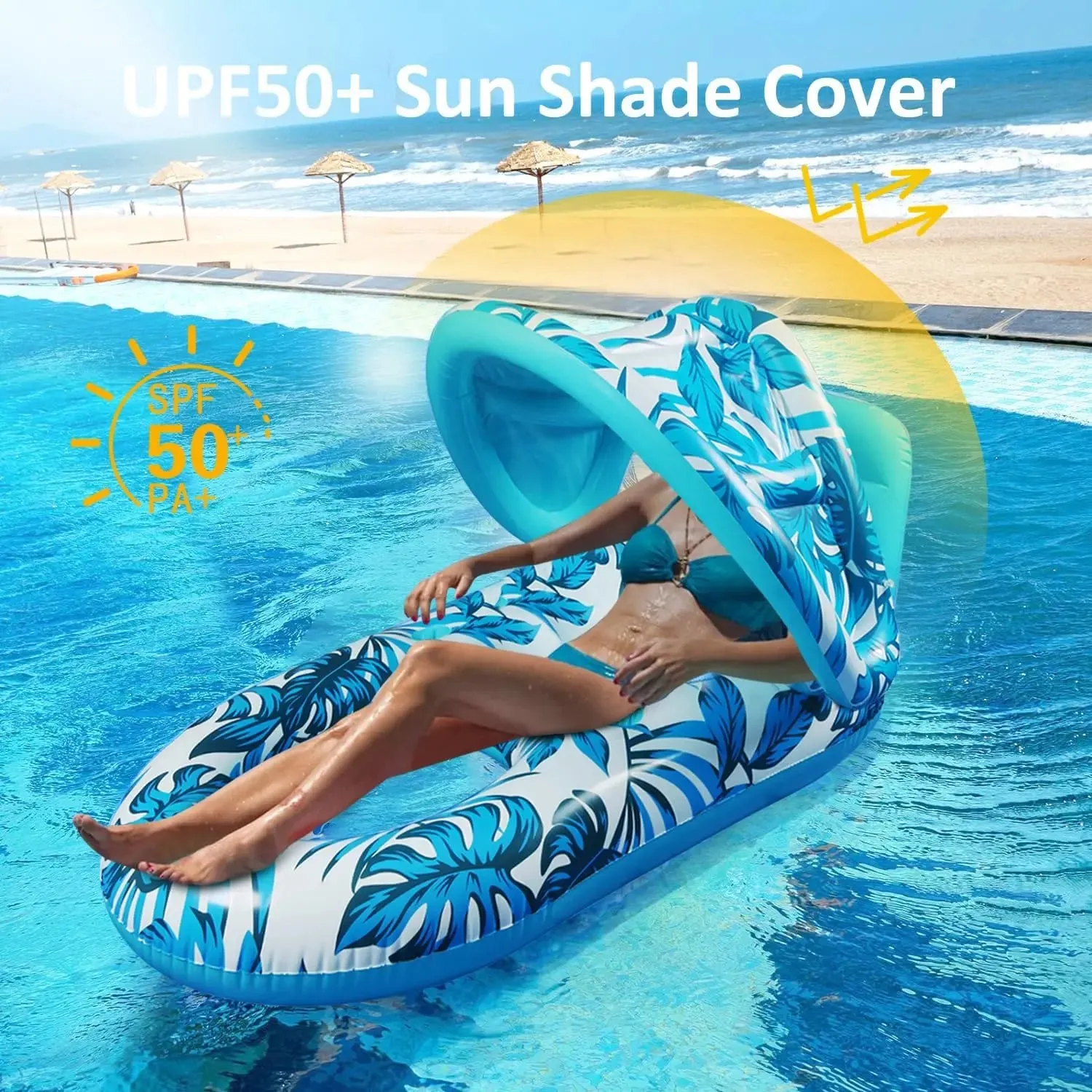 Pool Floats Inflatable Water U-Shaped Seat -Inflatable Pool Floats