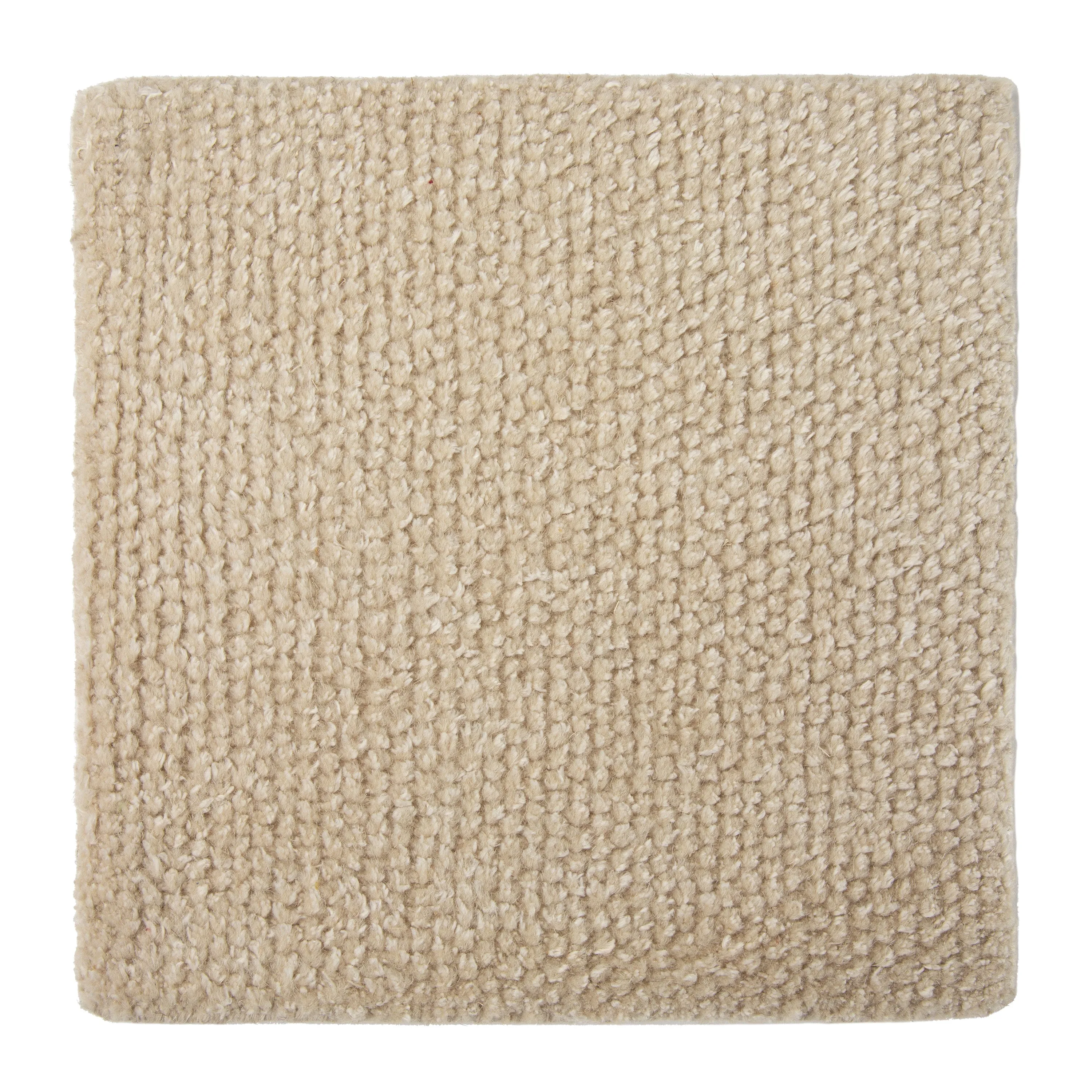 Popcorn Tibetan Hand Knotted Wool Silk Blend