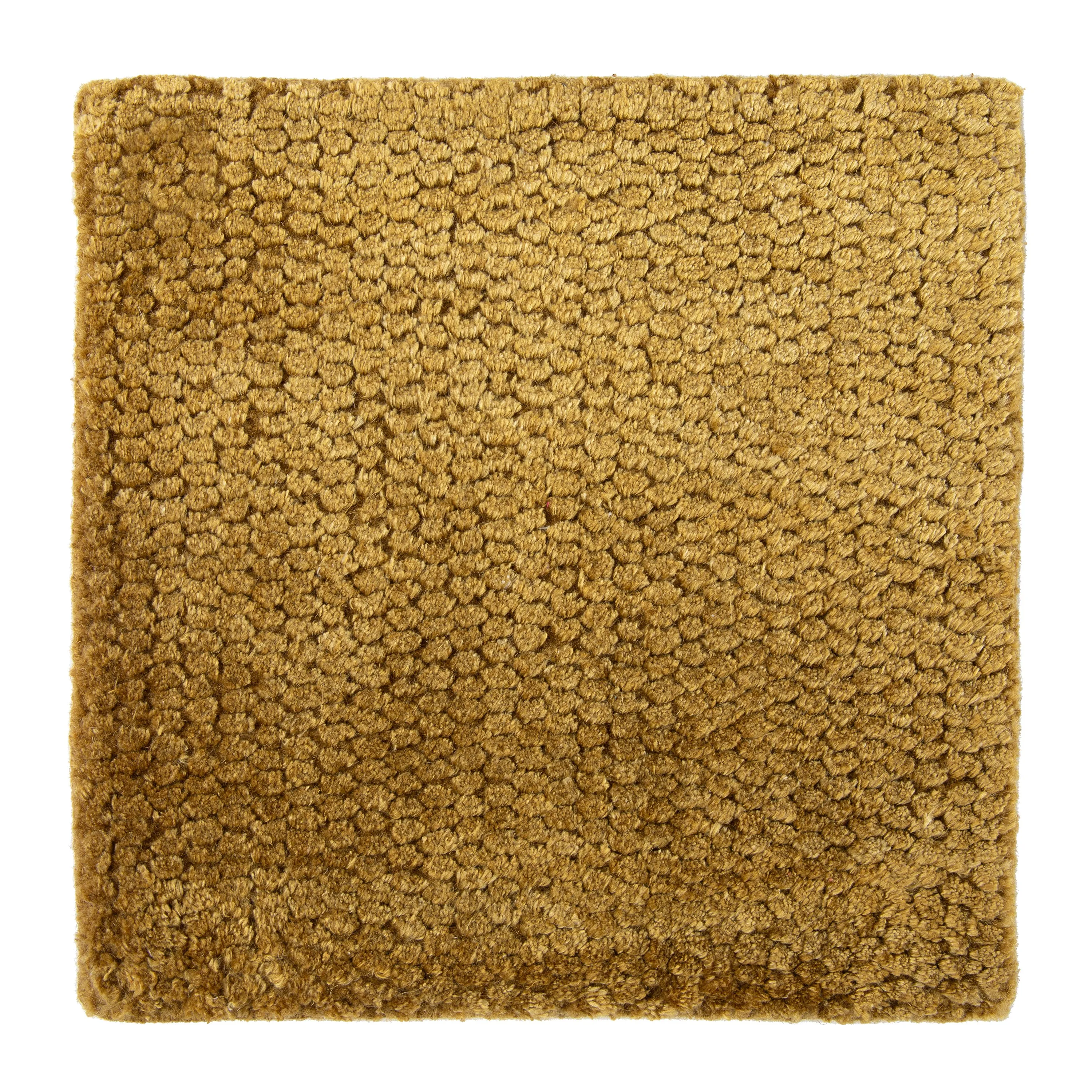 Popcorn Tibetan Hand Knotted Wool Silk Blend